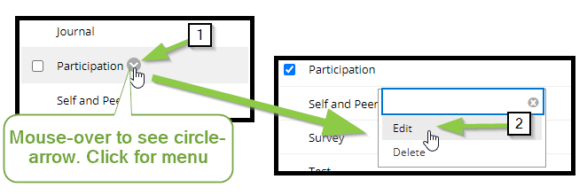 this is how to find the drop-down menu to edit or delete a category